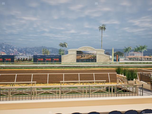 Del Mar Thoroughbred Club - Section Stretch Run Box 3 C Lvl 1 Seat View