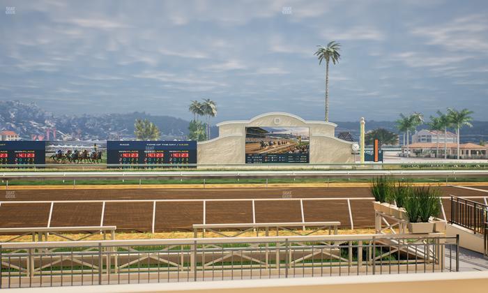Del Mar Thoroughbred Club - Section Stretch Run Box 3 C Lvl 1 Seat View