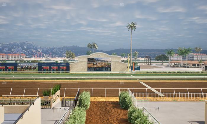 Del Mar Thoroughbred Club - Section Stretch Run Box 3 C Lvl 2 Seat View