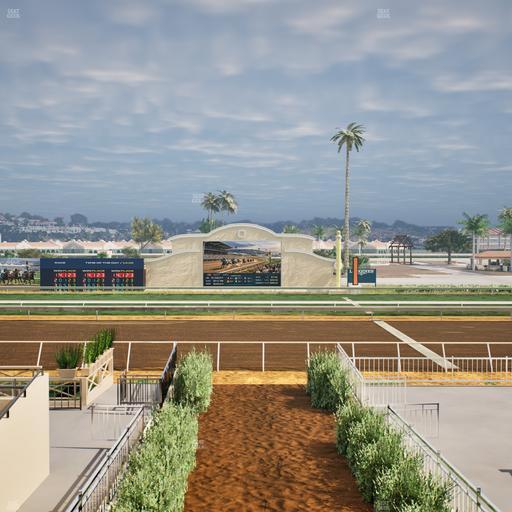 Del Mar Thoroughbred Club - Section Stretch Run Box 3 C Lvl 2 Seat View