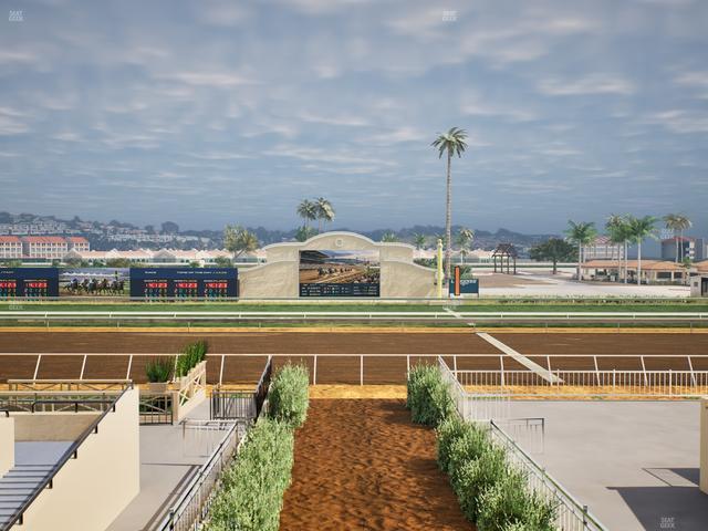 Del Mar Thoroughbred Club - Section Stretch Run Box 3 C Lvl 2 Seat View