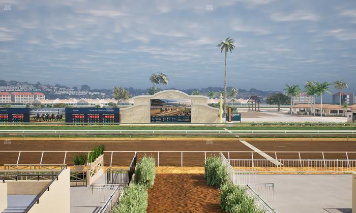 Del Mar Thoroughbred Club - Section Stretch Run Box 3 C Lvl 2 Seat View