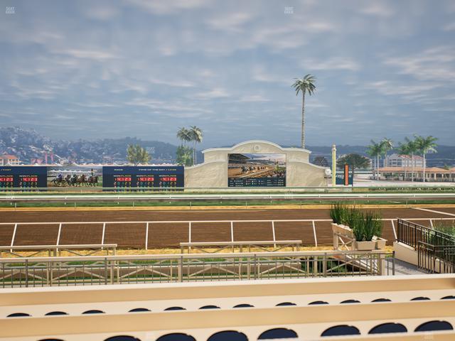 Del Mar Thoroughbred Club - Section Stretch Run Box 3 D Lvl 1 Seat View