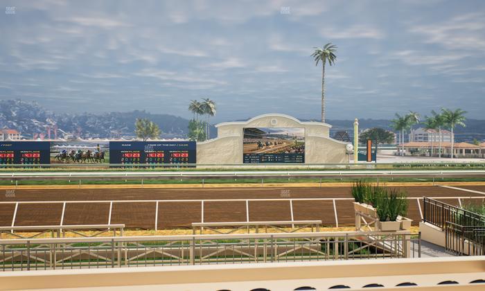 Del Mar Thoroughbred Club - Section Stretch Run Box 3 D Lvl 1 Seat View
