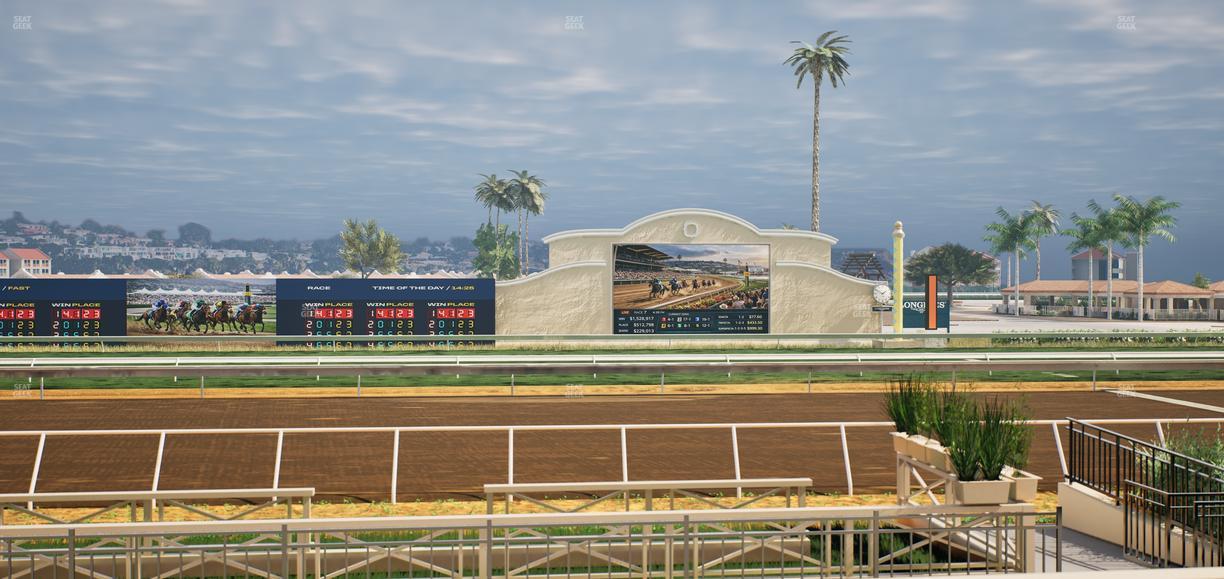 Del Mar Thoroughbred Club - Section Stretch Run Box 3 D Lvl 1 Seat View