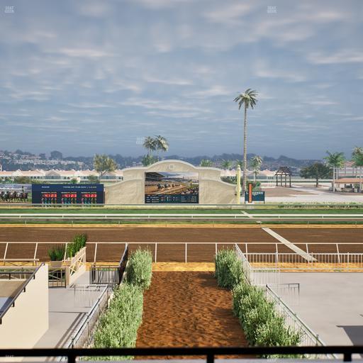 Del Mar Thoroughbred Club - Section Stretch Run Box 3 D Lvl 2 Seat View