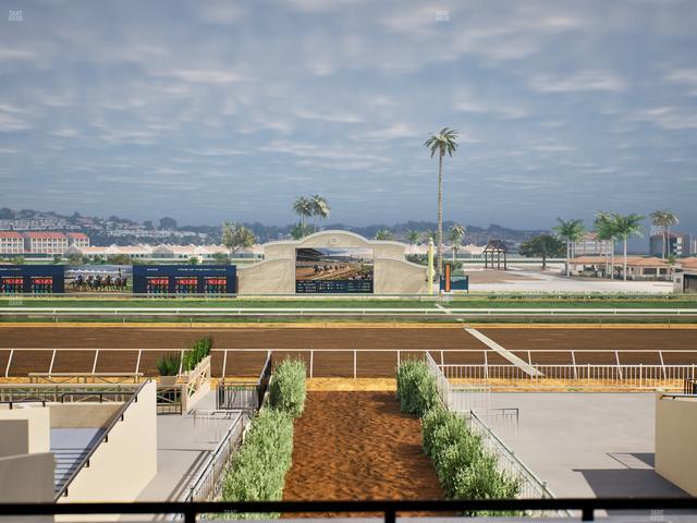 Del Mar Thoroughbred Club - Section Stretch Run Box 3 D Lvl 2 Seat View