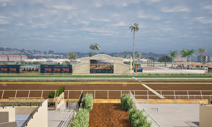 Del Mar Thoroughbred Club - Section Stretch Run Box 3 D Lvl 2 Seat View