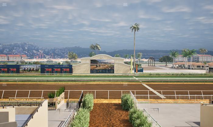 Del Mar Thoroughbred Club - Section Stretch Run Box 3 D Lvl 2 Seat View