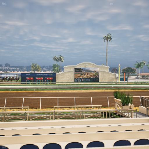 Del Mar Thoroughbred Club - Section Stretch Run Box 3 E Lvl 1 Seat View