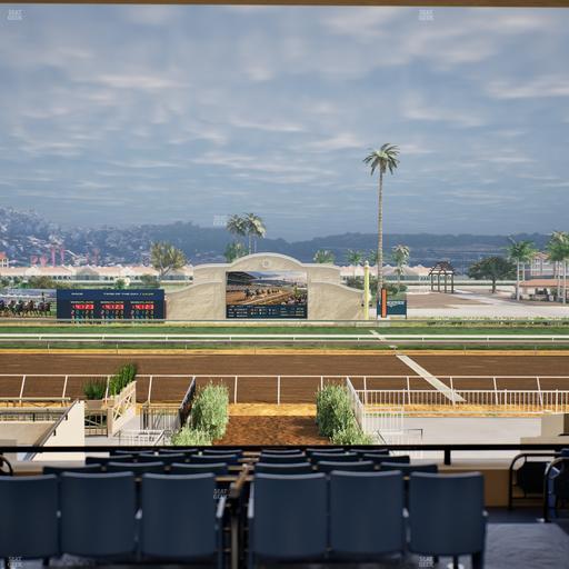 Del Mar Thoroughbred Club - Section Stretch Run Box 3 E Lvl 3 Seat View