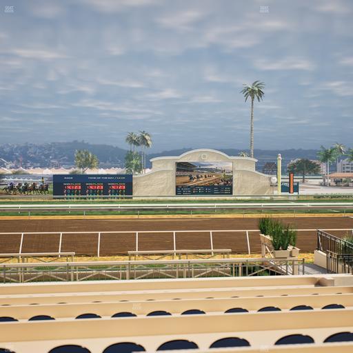 Del Mar Thoroughbred Club - Section Stretch Run Box 3 F Lvl 1 Seat View
