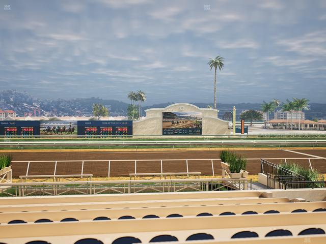 Del Mar Thoroughbred Club - Section Stretch Run Box 3 F Lvl 1 Seat View