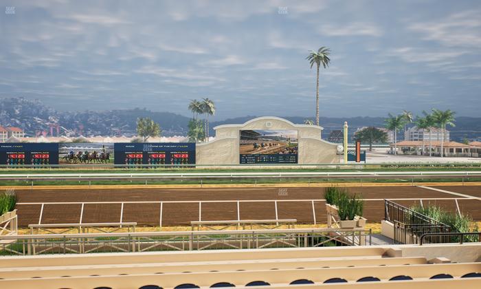 Del Mar Thoroughbred Club - Section Stretch Run Box 3 F Lvl 1 Seat View