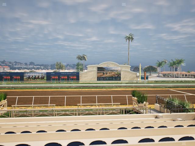 Del Mar Thoroughbred Club - Section Stretch Run Box 3 F Lvl 1 Seat View
