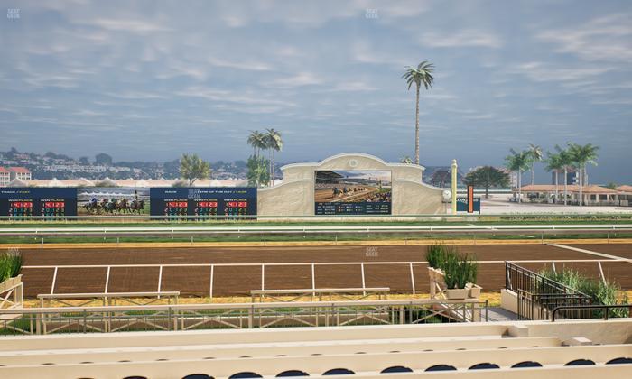 Del Mar Thoroughbred Club - Section Stretch Run Box 3 F Lvl 1 Seat View