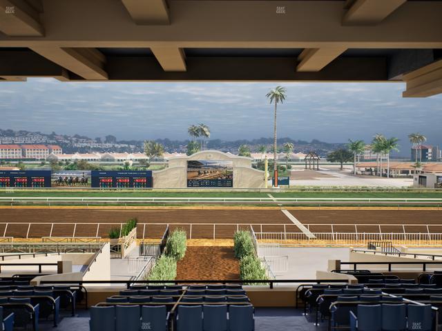 Del Mar Thoroughbred Club - Section Stretch Run Box 3 H Lvl 3 Seat View