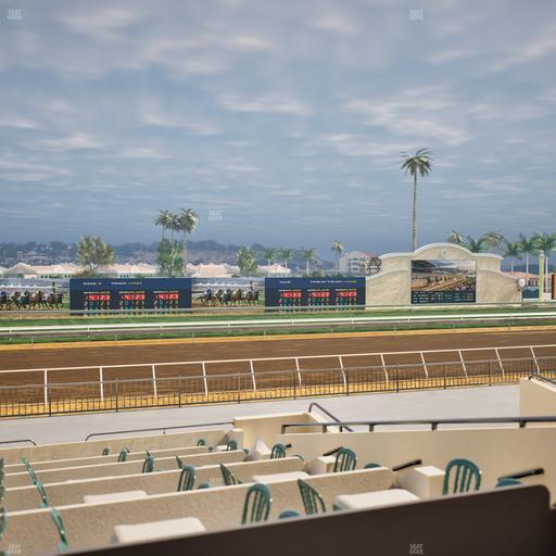 Del Mar Thoroughbred Club - Section Stretch Run Box 30 A Lvl 2 Seat View