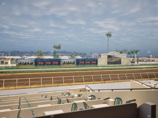 Del Mar Thoroughbred Club - Section Stretch Run Box 30 A Lvl 2 Seat View