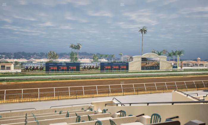 Del Mar Thoroughbred Club - Section Stretch Run Box 30 A Lvl 2 Seat View
