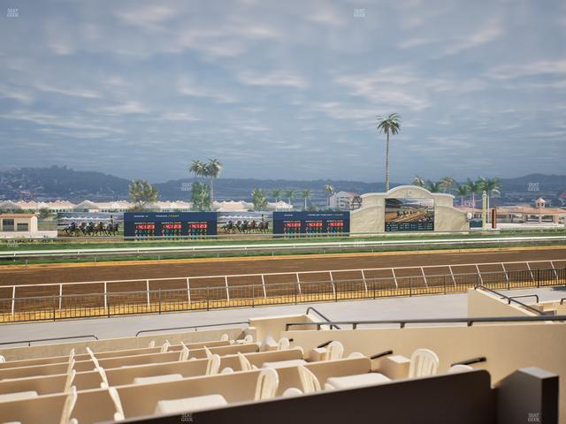 Del Mar Thoroughbred Club - Section Stretch Run Box 30 A Lvl 2 Seat View