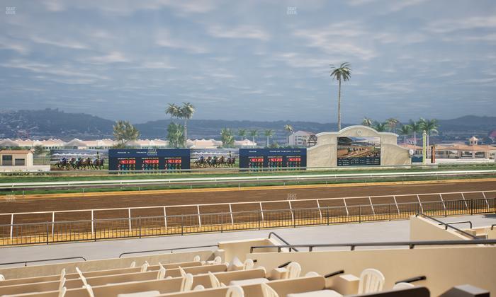 Del Mar Thoroughbred Club - Section Stretch Run Box 30 A Lvl 2 Seat View