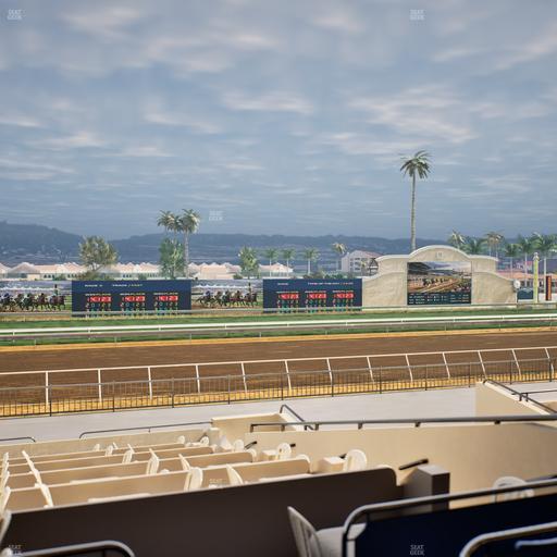 Del Mar Thoroughbred Club - Section Stretch Run Box 30 B Lvl 2 Seat View