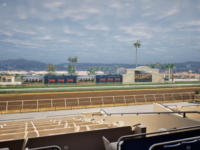 Del Mar Thoroughbred Club - Section Stretch Run Box 30 B Lvl 2 Seat View