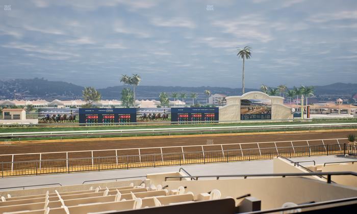Del Mar Thoroughbred Club - Section Stretch Run Box 30 B Lvl 2 Seat View