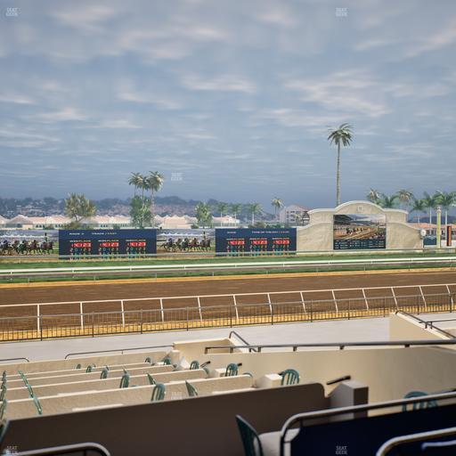 Del Mar Thoroughbred Club - Section Stretch Run Box 30 B Lvl 2 Seat View
