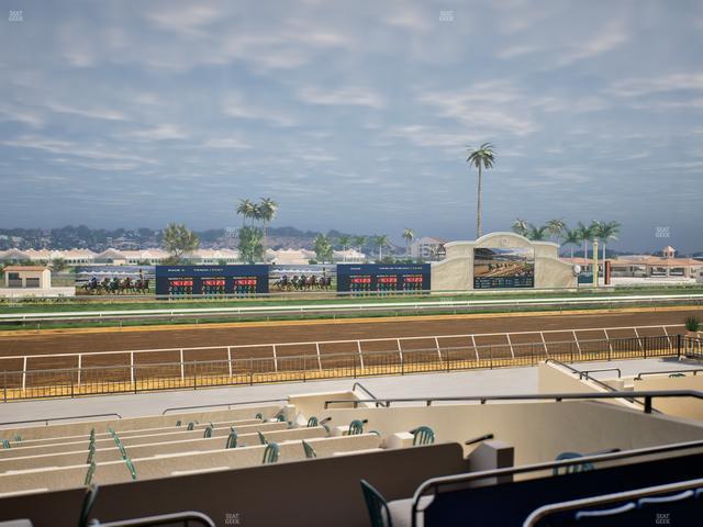 Del Mar Thoroughbred Club - Section Stretch Run Box 30 B Lvl 2 Seat View