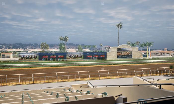 Del Mar Thoroughbred Club - Section Stretch Run Box 30 B Lvl 2 Seat View