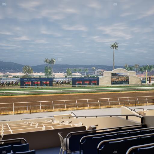 Del Mar Thoroughbred Club - Section Stretch Run Box 30 C Lvl 2 Seat View