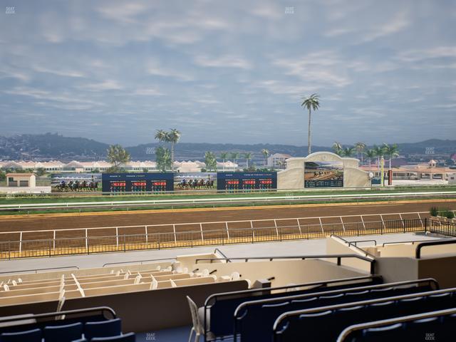 Del Mar Thoroughbred Club - Section Stretch Run Box 30 C Lvl 2 Seat View