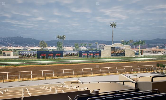 Del Mar Thoroughbred Club - Section Stretch Run Box 30 C Lvl 2 Seat View
