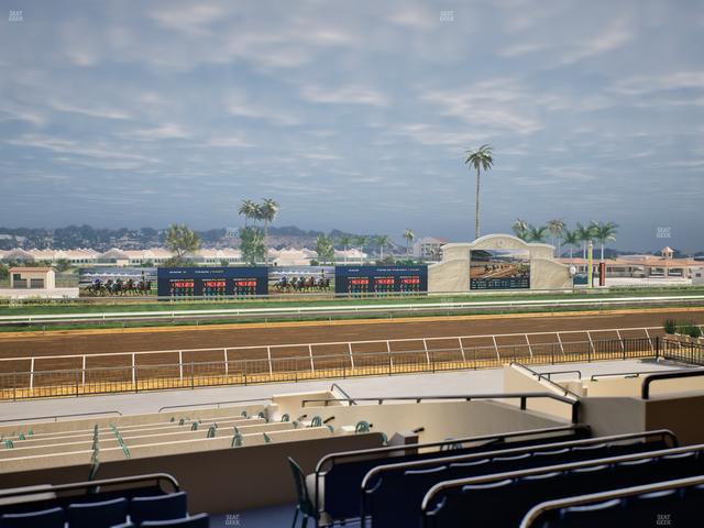 Del Mar Thoroughbred Club - Section Stretch Run Box 30 C Lvl 2 Seat View