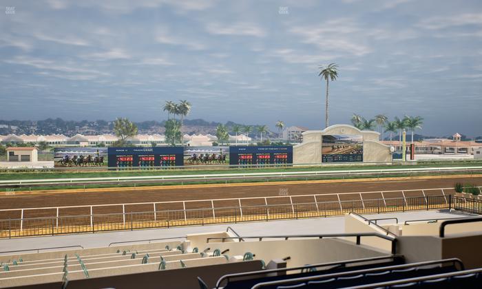 Del Mar Thoroughbred Club - Section Stretch Run Box 30 C Lvl 2 Seat View