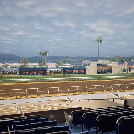 Del Mar Thoroughbred Club - Section Stretch Run Box 30 D Lvl 2 Seat View
