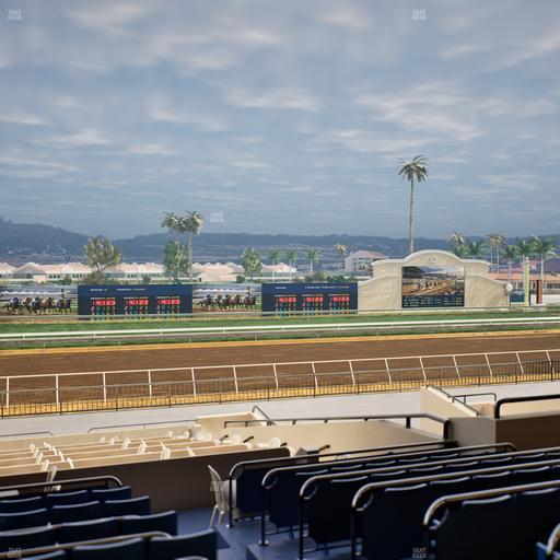 Del Mar Thoroughbred Club - Section Stretch Run Box 30 E Lvl 2 Seat View