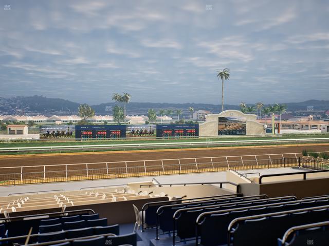 Del Mar Thoroughbred Club - Section Stretch Run Box 30 E Lvl 2 Seat View