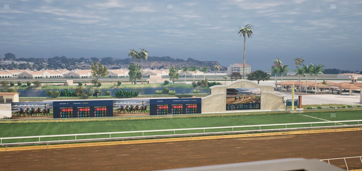 Del Mar Thoroughbred Club - Section Stretch Run Box 30 K Lvl 4 Seat View