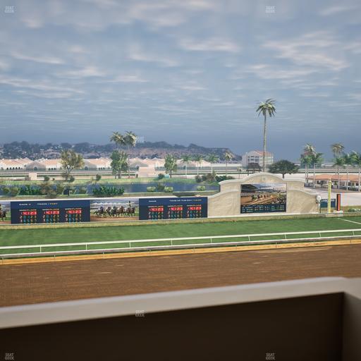 Del Mar Thoroughbred Club - Section Stretch Run Box 30 K Lvl 4 Seat View