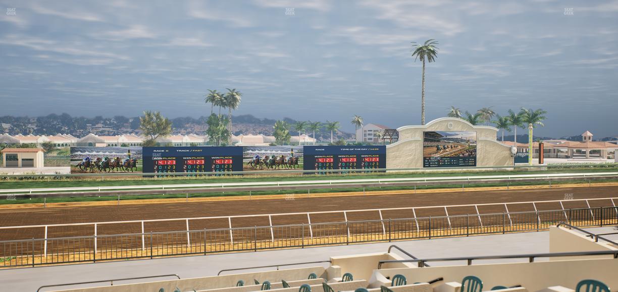Del Mar Thoroughbred Club - Section Stretch Run Box 31 A Lvl 2 Seat View