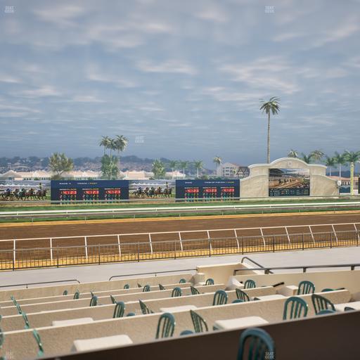 Del Mar Thoroughbred Club - Section Stretch Run Box 31 A Lvl 2 Seat View