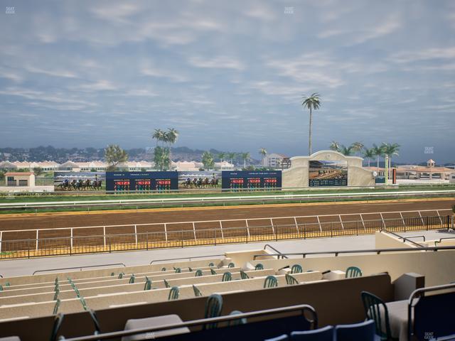 Del Mar Thoroughbred Club - Section Stretch Run Box 31 B Lvl 2 Seat View