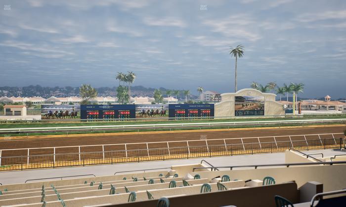 Del Mar Thoroughbred Club - Section Stretch Run Box 31 B Lvl 2 Seat View
