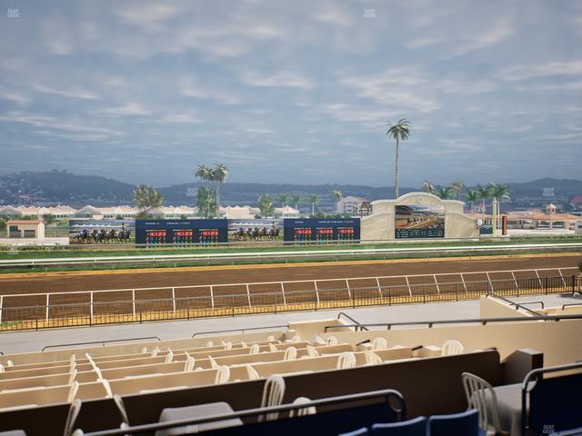 Del Mar Thoroughbred Club - Section Stretch Run Box 31 B Lvl 2 Seat View