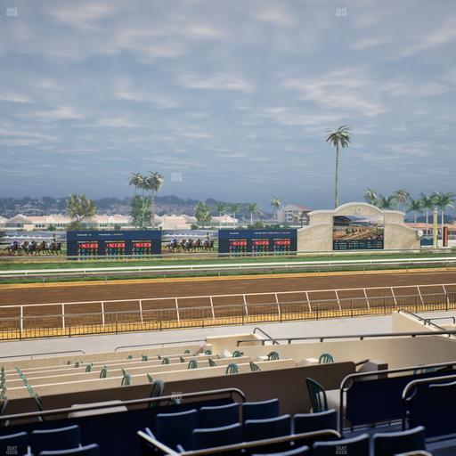 Del Mar Thoroughbred Club - Section Stretch Run Box 31 C Lvl 2 Seat View