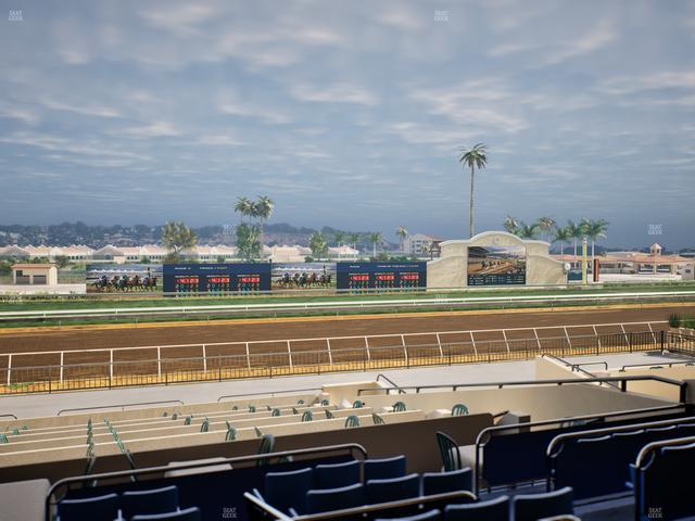 Del Mar Thoroughbred Club - Section Stretch Run Box 31 C Lvl 2 Seat View