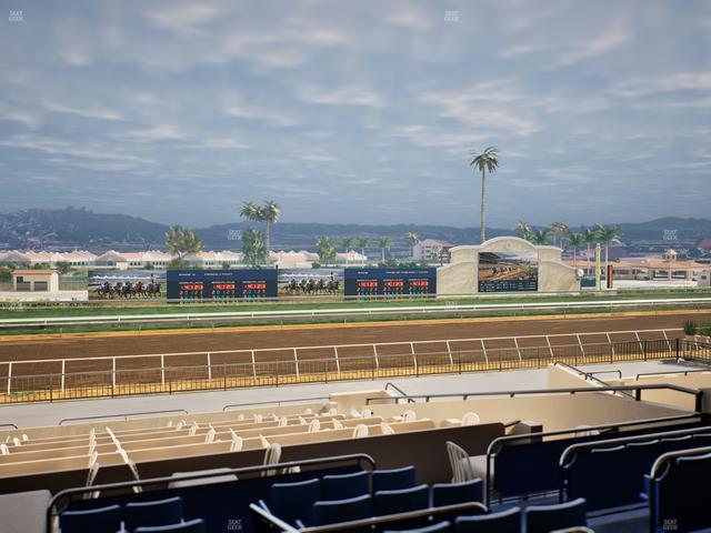 Del Mar Thoroughbred Club - Section Stretch Run Box 31 C Lvl 2 Seat View